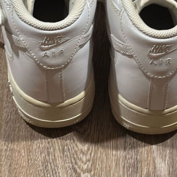 Nike AF1 hi top custom white blue orange 11.5 - Picture 9 of 12